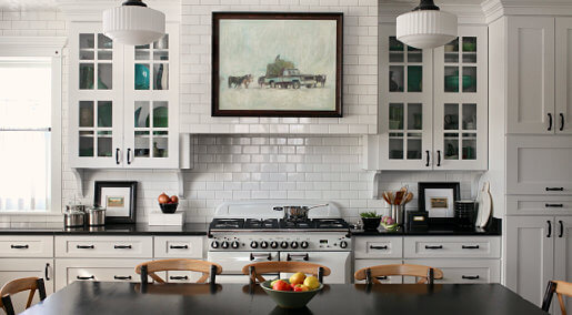 White kitchen: Interior Design Public Relations