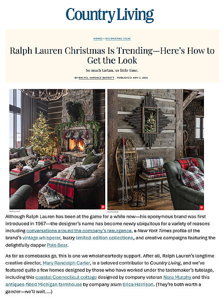 Kibler & Kirch in Country Living